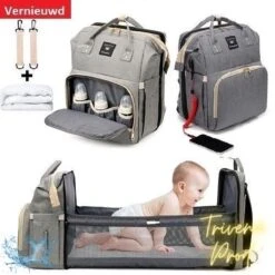 Luier- En Verzorgingstas - Luiertassen - Baby Rug Tas Met Isoleervak - Incl Flessen Verwarmer - Luiertas - Unisex/Jongens/Meisjes - Grijs - Luier Tas - Verzorgingstas Baby - Uitschuifbaar Verschoon/ Slaap Bedje - Incl Matrasje Baby - USB Poort 18 Luier- En Verzorgingstas - Luiertassen - Baby Rug Tas Met Isoleervak - Incl Flessen Verwarmer - Luiertas - Unisex/Jongens/Meisjes - Grijs - Luier Tas - Verzorgingstas Baby - Uitschuifbaar Verschoon/ Slaap Bedje - Incl Matrasje Baby - USB Poort -Lionelo Winkel 1200x1200 708