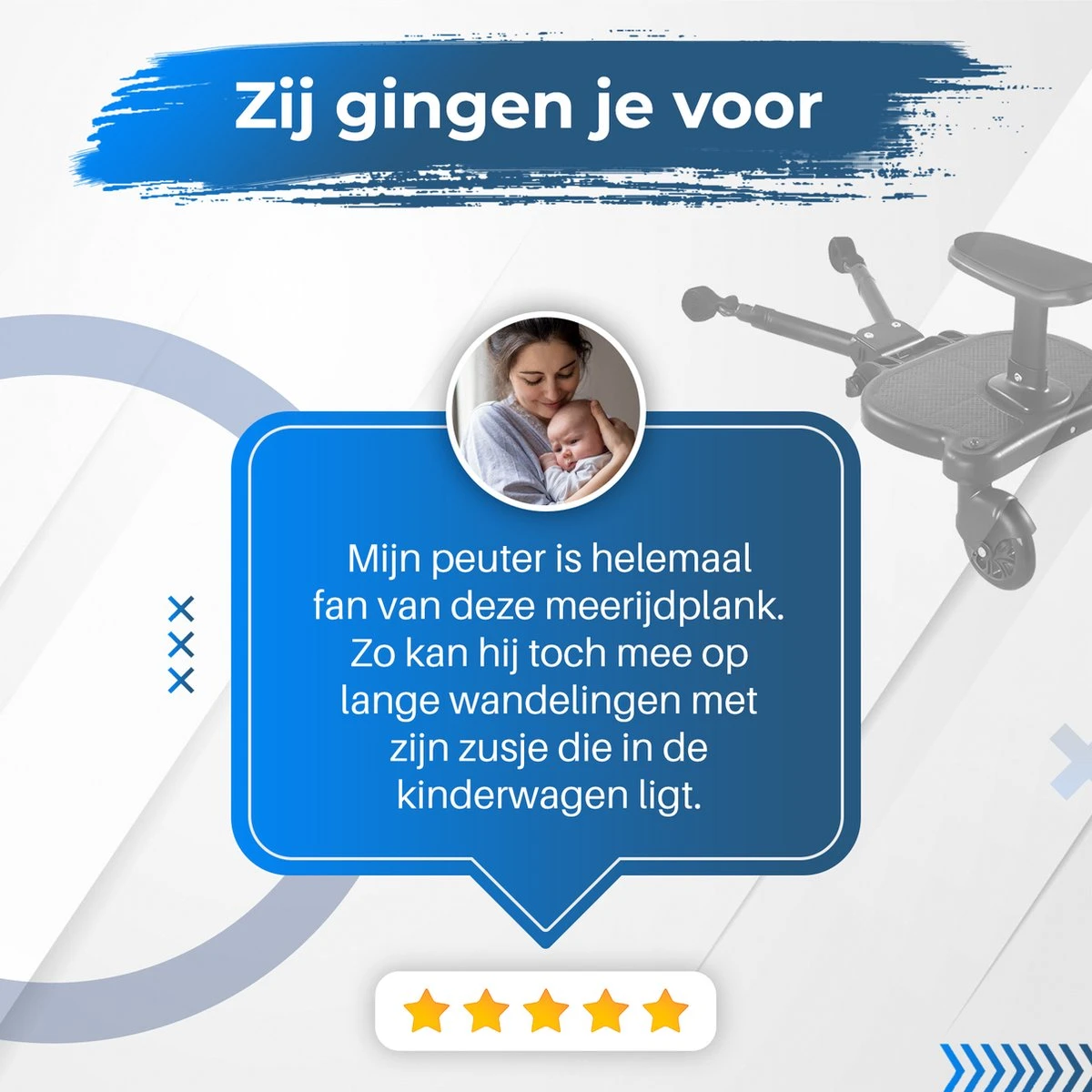 MESC Meerijdplankje Universeel Voor Buggy En Kinderwagen - Meerijdplankje Met Zitje 7 MESC Meerijdplankje Universeel Voor Buggy En Kinderwagen - Meerijdplankje Met Zitje - Afbeelding 7