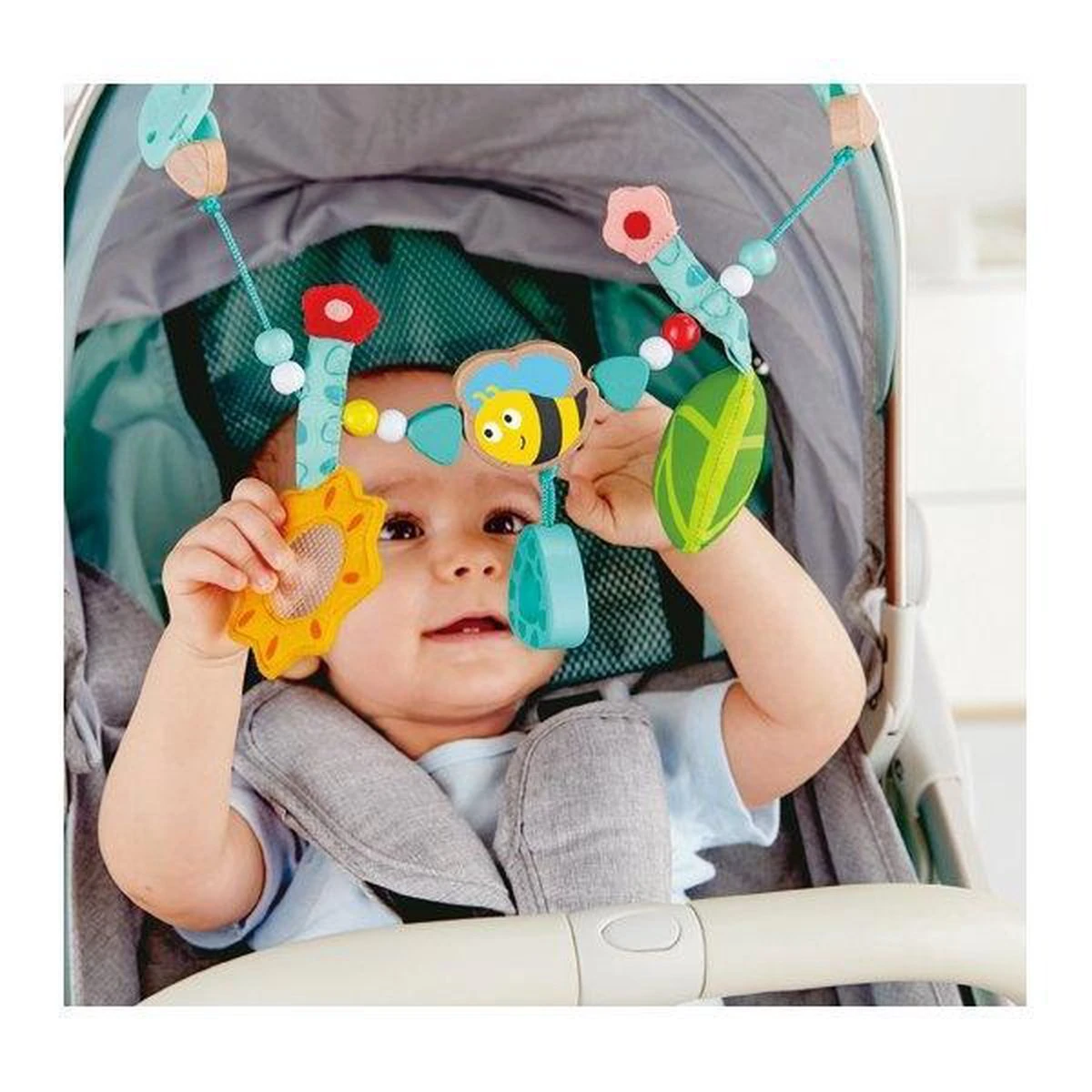 Hape Kinderwagenspanner Bij 43 Cm Blauw 3 Hape Kinderwagenspanner Bij 43 Cm Blauw - Afbeelding 3