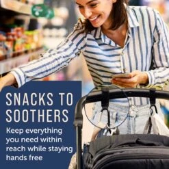 BOTC Kinderwagen Tassenhaakjes - Leer - Haakjes Voor Tassen - Set Van 2 - Leather - Extra Stevig - Buggy Haakjes - Zwart -Lionelo Winkel 1200x1200 899