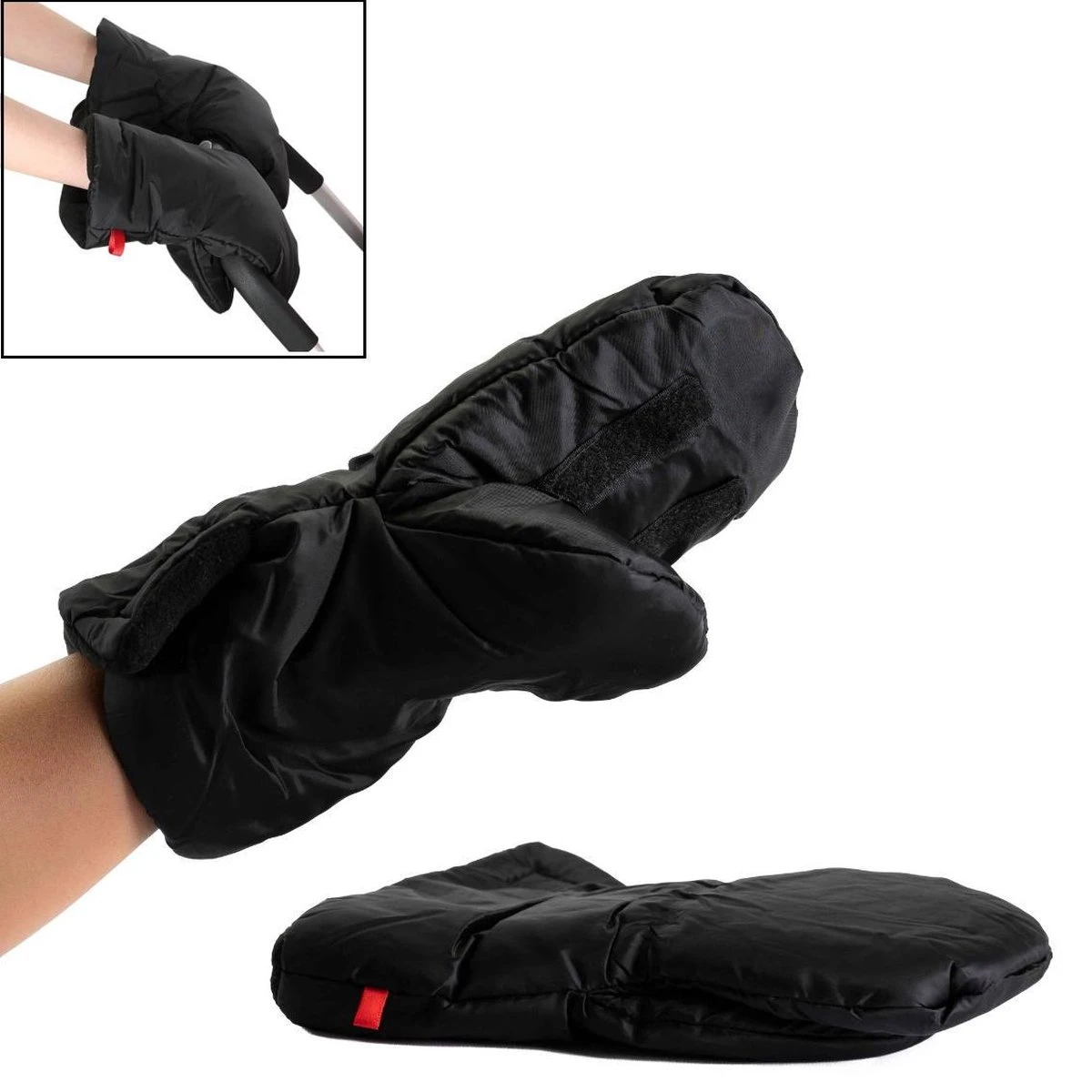 Firsttee - Handverwarmers - 2 Stuks - Fleece - WARME HANDEN - Handmoffen - Handwarmers - Basil - Golftrolley - Winter - Kinderwagen Accessoires - Wanten Baby - Buggy - Golf Accessoires - Handschoen - Trolley - Handwarmer 2 Firsttee - Handverwarmers - 2 Stuks - Fleece - WARME HANDEN - Handmoffen - Handwarmers - Basil - Golftrolley - Winter - Kinderwagen Accessoires - Wanten Baby - Buggy - Golf Accessoires - Handschoen - Trolley - Handwarmer - Afbeelding 2