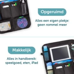 ForDig Universele Auto Organizer Met Tablet Houder - Zwart - 2 Stuks -Lionelo Winkel 1200x1200 991