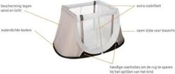 AeroMoov Instant Travel Cot Reisbed - Giraph Sky -Lionelo Winkel 1200x508