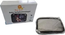 Autospiegel Baby 360° Verstelbaar Voor Hoofdsteun Autostoel -Achteruitkijkspiegel - Achterbankspiegel Kinderen -Baby Veiligheid Accessoires - Zwart -Lionelo Winkel 1200x652 1