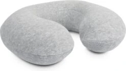 FreeON Reis- En Nekkussen Met Memory Foam Voor Baby En Peuter - Soft Stone Grijs