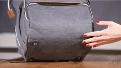 Periwinkle - Luiertassen - Waterproof Baby Verzorgingstas - Baby Rugzak - Luiertas - Verzorgingstas - Linnen - Bordeaux -Lionelo Winkel 1200x681