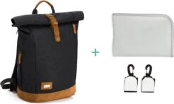 Fillikid Luiertas Rugzak - Met Verschoonmatje - Multifunctioneel - Zwart 19 Fillikid Luiertas Rugzak - Met Verschoonmatje - Multifunctioneel - Zwart -Lionelo Winkel 1200x722