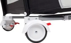 Campingbed BabyGO Sleeper DeLuxe Zwart (incl. Bodemverhoger) -Lionelo Winkel 1200x736