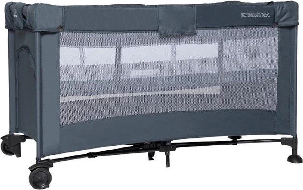 Koelstra Travelsleeper Campingbedje - Met Verhoger - Grijs 1 Koelstra Travelsleeper Campingbedje - Met Verhoger - Grijs