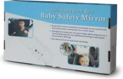 Merkloos Achterbank Spiegel Voor Baby & Kind - Auto Accessoires - Shatterproof - Zwarte A3 Verstelbare Monitor -Lionelo Winkel 1200x766 1