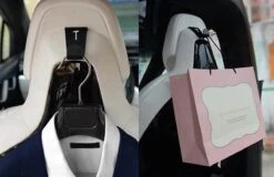 Tesla Model 3 S X Kledinghanger Auto Accessoires Kleerhanger Hoofdsteun Autostoel Organiser – Zwart -Lionelo Winkel 1200x778 5