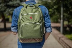 Stoere Luiertas - Verzorgingstas - Inclusief 2 Tassenhaken - Kakigroen -Lionelo Winkel 1200x800 98