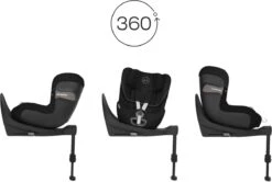 Cybex Sirona SX2 I-Size Autostoel Incl. ISOFIX Base - Moon Black -Lionelo Winkel 1200x808