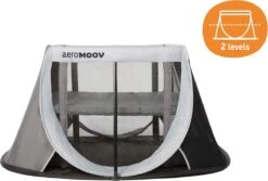 AeroMoov Instant Travel Cot Reisbed - Grey Rock -Lionelo Winkel 1200x811 3