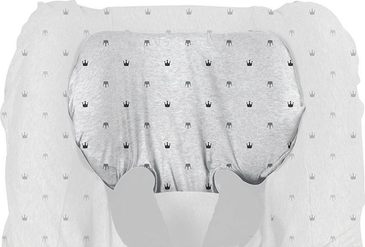 Dooky Seat Cover Groep 1 Autostoel Hoes Light Grey Crowns 2 Dooky Seat Cover Groep 1 Autostoel Hoes Light Grey Crowns - Afbeelding 2