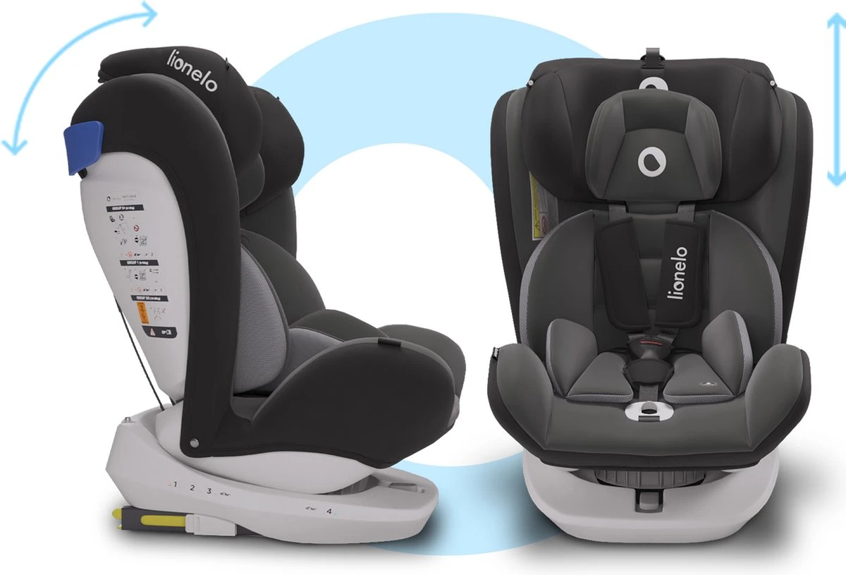 Lionelo Bastiaan - Autostoel - Roteerbaar - 0-36kg - 360° Draaibaar 13 Lionelo Bastiaan - Autostoel - Roteerbaar - 0-36kg - 360° Draaibaar - Afbeelding 13