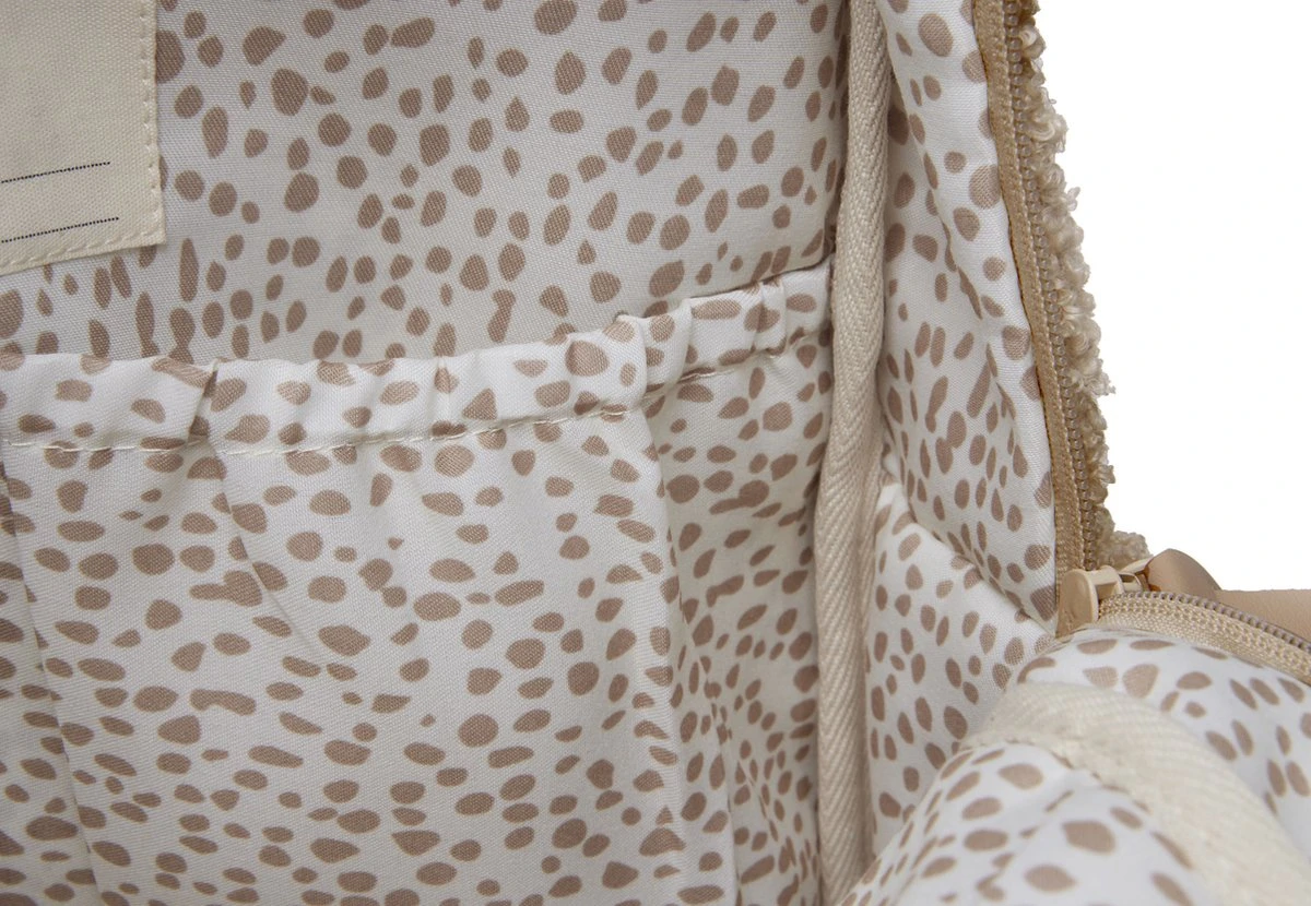 Jollein Luiertas Rugzak Boucle - Biscuit 8 Jollein Luiertas Rugzak Boucle - Biscuit - Afbeelding 8