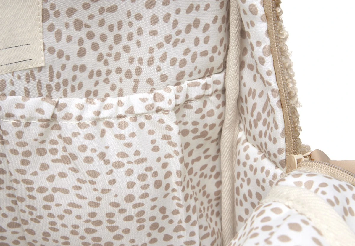 Jollein Luiertas Rugzak Boucle - Biscuit 17 Jollein Luiertas Rugzak Boucle - Biscuit - Afbeelding 17