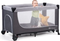 Kinderkraft Campingbed - Leody Met Accessoires - Roze -Lionelo Winkel 1200x832 3