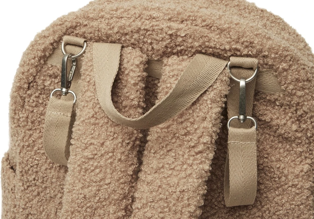 Jollein Luiertas Rugzak Boucle - Biscuit 4 Jollein Luiertas Rugzak Boucle - Biscuit - Afbeelding 4