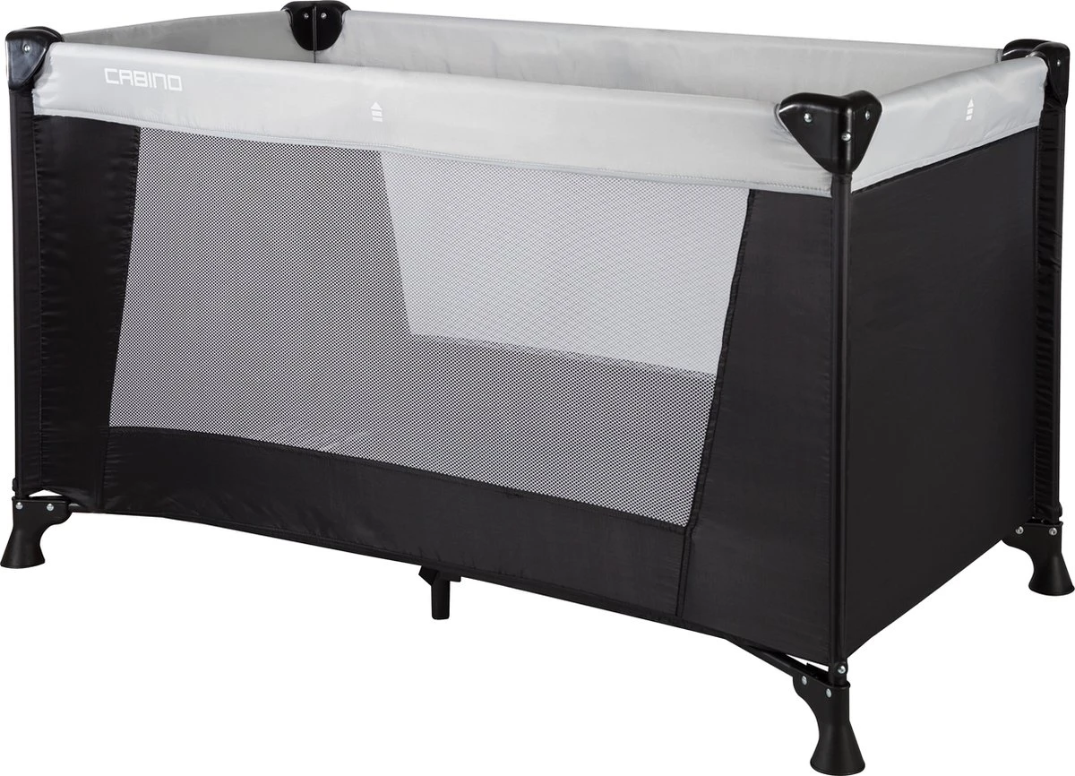 Cabino Campingbedje / Reisbed– 120 X 60 Cm - Soft Grijs 2 Cabino Campingbedje / Reisbed– 120 X 60 Cm - Soft Grijs - Afbeelding 2