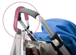 Luvion Buggy Haak / Kinderwagen Tassenhaak - Roze -Lionelo Winkel 1200x869 4