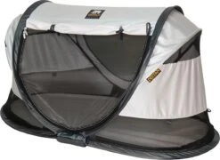 Deryan Shane Luxe 2023 Campingbedje - Baby Tent - Anti-UV 50+ - Peuterbed - Silver -Lionelo Winkel 1200x873 1