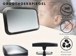 Autospiegel Baby Achterbank - Universele Baby Auto Spiegel -Lionelo Winkel 1200x874 2