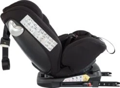 Born Lucky Meegroei Autostoel Roadline SPS ISOFIX - Groep 0/1/2/3 - 360° Draaibaar - Zwart -Lionelo Winkel 1200x877