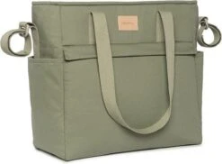 Nobodinoz Baby On The Go Luiertas Olive Green -Lionelo Winkel 1200x883 1