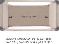 Hauck Dream N Play Campingbedje Set - Met Matras En Muggennet - Beige -Lionelo Winkel 1200x893 4