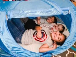 Deryan Peuter Luxe Campingbedje – Inclusief Zelfopblaasbare Matras - Blue -Lionelo Winkel 1200x894 5