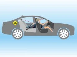 Autospiegel Baby Met Autosticker - Baby Spiegel Auto - Achteruitkijkspiegel - Baby Autospiegel - Verstelbaar -Lionelo Winkel 1200x895 4