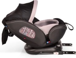 Cangaroo Pilot Black Leather SPS Isofix 360° 0-36 Kg Autostoel Met Zonnekap -Lionelo Winkel 1200x924 1