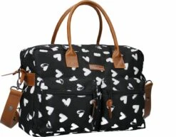 Kidzroom Black And White Luiertas - Zwart - Ophanglussen Kinderwagen - Verschoonmatje - Verstelbare Schouderband 32 Kidzroom Black And White Luiertas - Zwart - Ophanglussen Kinderwagen - Verschoonmatje - Verstelbare Schouderband -Lionelo Winkel 1200x939 2