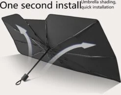 TDR - Zonnescherm / Autoparaplu - Binnenkant Voorruit Auto - Opvouwbaar - Hitte En UV Bescherming - 122 X 65 Cm -Lionelo Winkel 1200x939 6