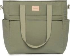 Nobodinoz Baby On The Go Luiertas Olive Green -Lionelo Winkel 1200x950 2