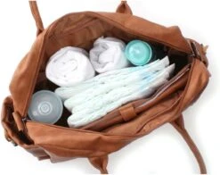 Kidzroom Vision Of Love Luiertas - Bruin - Verschoonmatje - Versteldbare Schouderband -Lionelo Winkel 1200x950 5