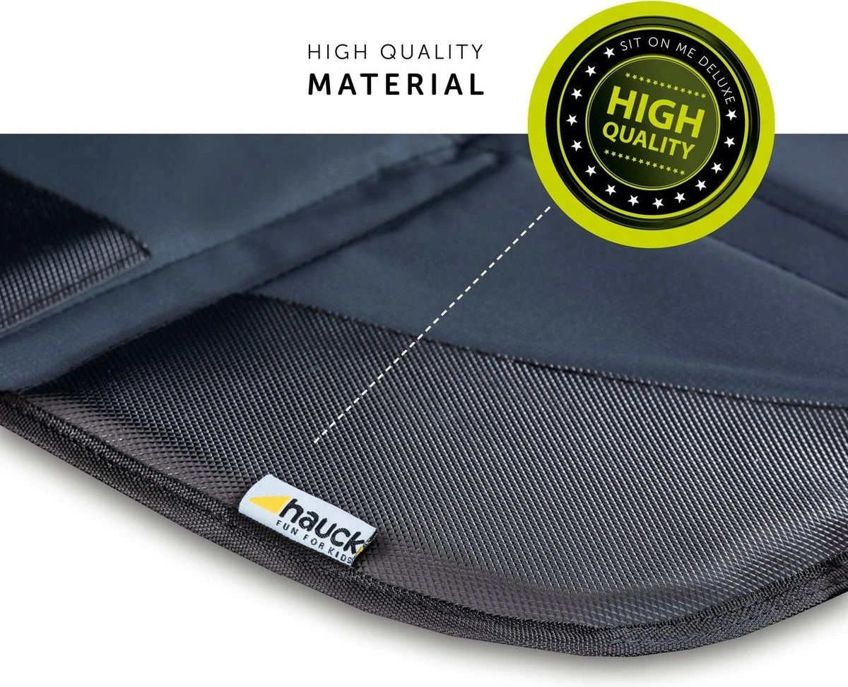 Hauck Sit On Me Deluxe Autostoelbeschermer - Black 7 Hauck Sit On Me Deluxe Autostoelbeschermer - Black - Afbeelding 7