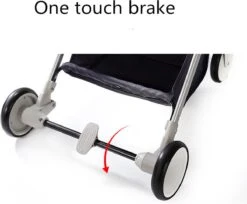 WOOSH New Buggy - Antraciet - One Hand Folding - 3 Slaapstanden - Wandelwagen Tot 25 Kg - Gratis Extra's -Lionelo Winkel 1200x990 1