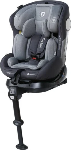 Autostoel Titanium Baby Nitro I-Size 360° 0-1-2-3 Isofix Rotation Grey -Lionelo Winkel 570x1200