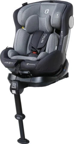Autostoel Titanium Baby Nitro I-Size 360° 0-1-2-3 Isofix Rotation Grey -Lionelo Winkel 620x1200