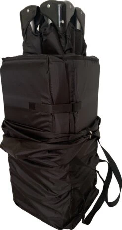 Cabino Campingbedje / Reisbed Set Inclusief Comfortabel Matras 60x120cm Zwart -Lionelo Winkel 638x1200