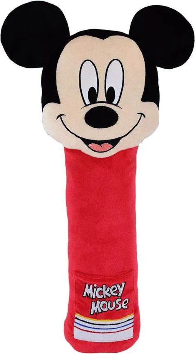 Disney - Mickey Mouse - Gordelkussen - Gordelknuffel - Rood - 54cm 1 Disney - Mickey Mouse - Gordelkussen - Gordelknuffel - Rood - 54cm