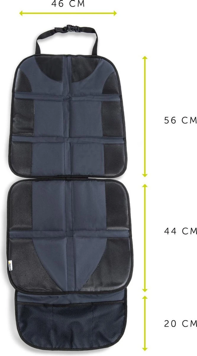 Hauck Sit On Me Deluxe Autostoelbeschermer - Black 4 Hauck Sit On Me Deluxe Autostoelbeschermer - Black - Afbeelding 4