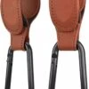 Jinius ® - Boodschappen Haak - Kinderwagen Tassenhaakjes - Haakjes Voor Tassen - Buggy Haakjes - Bruin - Set Van 2