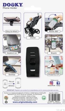 Dooky Telefoonhouder Smartphone Telefoon Houder 360* Rotatie Universeel Kinderwagen Fiets Zwart 22 Dooky Telefoonhouder Smartphone Telefoon Houder 360* Rotatie Universeel Kinderwagen Fiets Zwart -Lionelo Winkel 701x1200 3