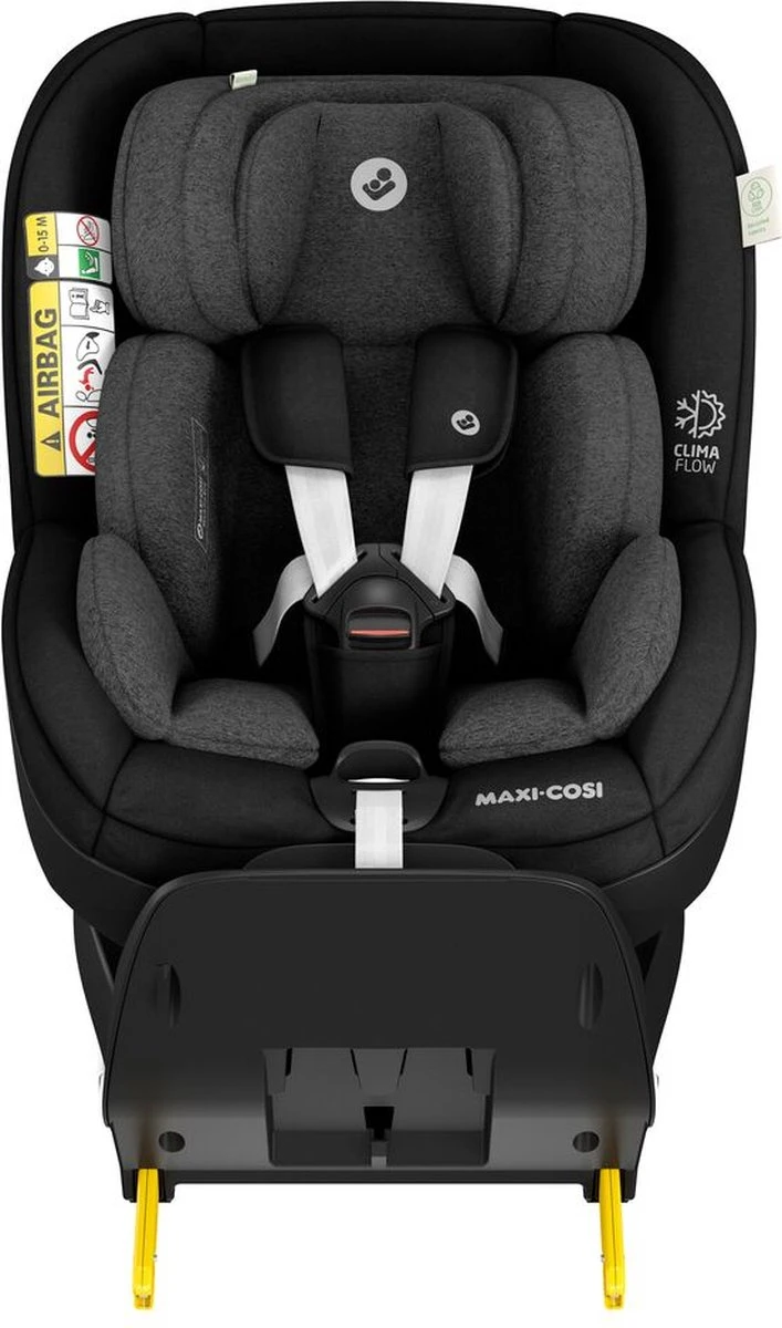 Maxi-Cosi Mica Pro Eco I-Size Autostoeltje - 360° Draaibaar - Gerecyclede Stoffen - Authentic Black - Vanaf De Geboorte Tot Ca. 4 Jaar 13 Maxi-Cosi Mica Pro Eco I-Size Autostoeltje - 360° Draaibaar - Gerecyclede Stoffen - Authentic Black - Vanaf De Geboorte Tot Ca. 4 Jaar - Afbeelding 13