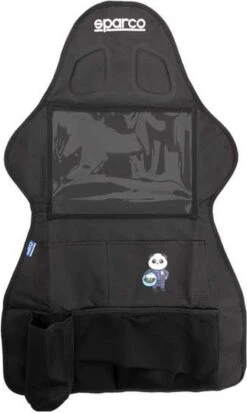 Sparco Autostoel Organizer Met Tablet Vak Of TV Scherm - Zwart