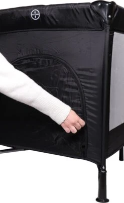 Ding Deluxe Black Campingbedje Incl. Bodemverhoger -Lionelo Winkel 734x1200 3